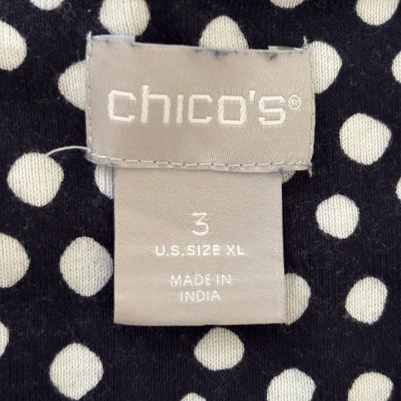 Chico's Black Relaxed Boxy Blouse - Picture 2 of 8